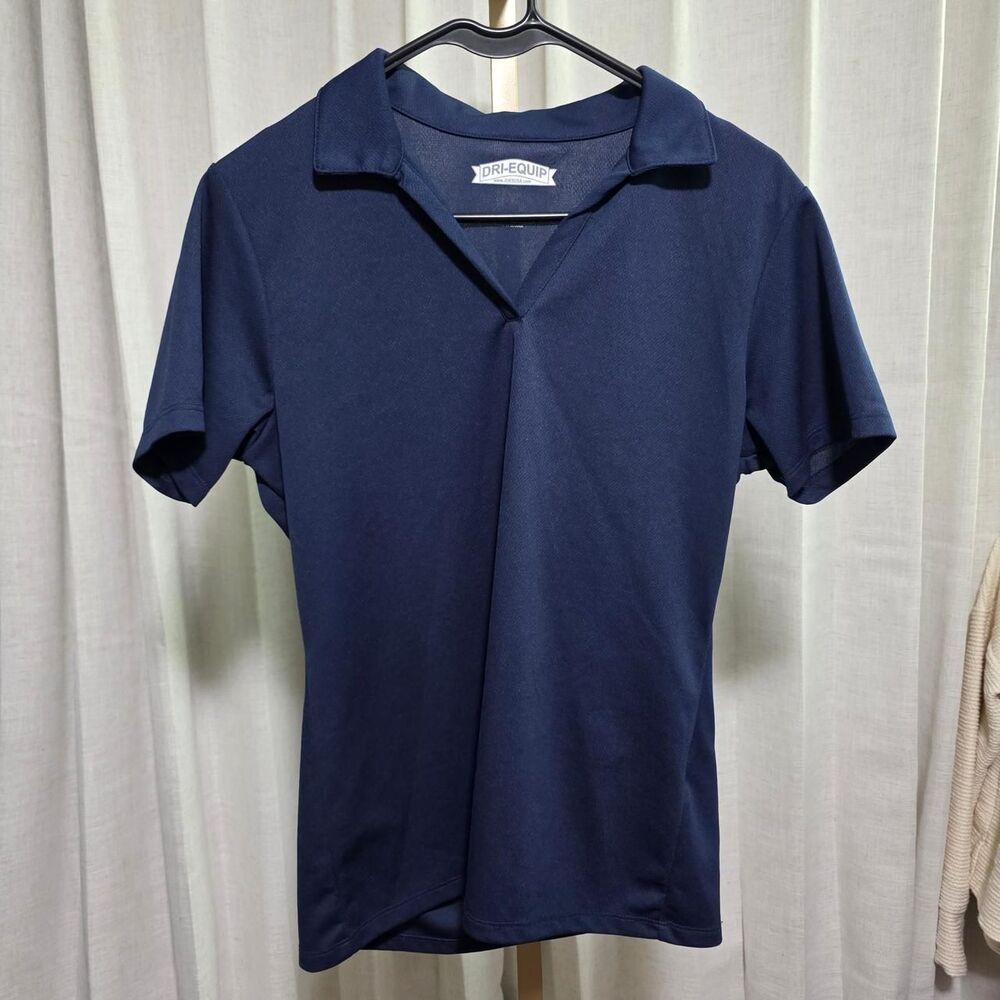 Nike Men's Navy and Blue Polo-shirts